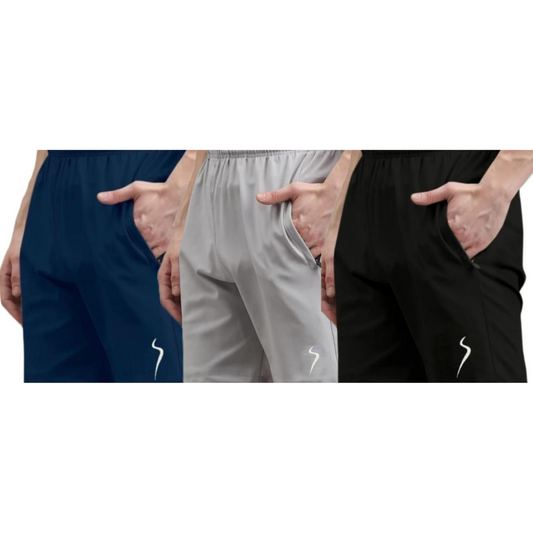 Combo of 3 Men's Cotton Polyester Shorts