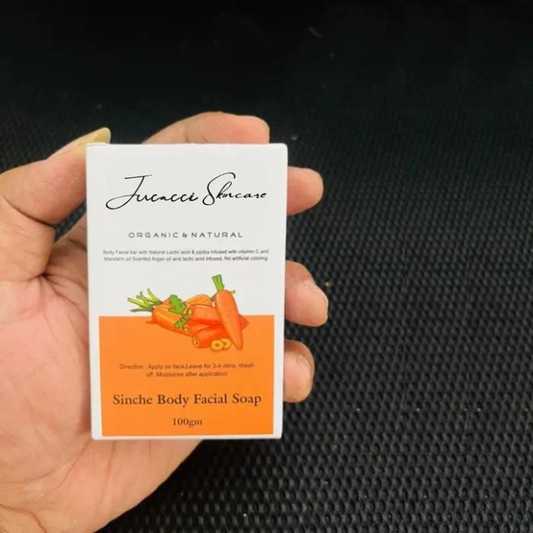 Lucacci Sinche Kojic Skin Whitening Facial Body Soap for Women & Men - 100 g